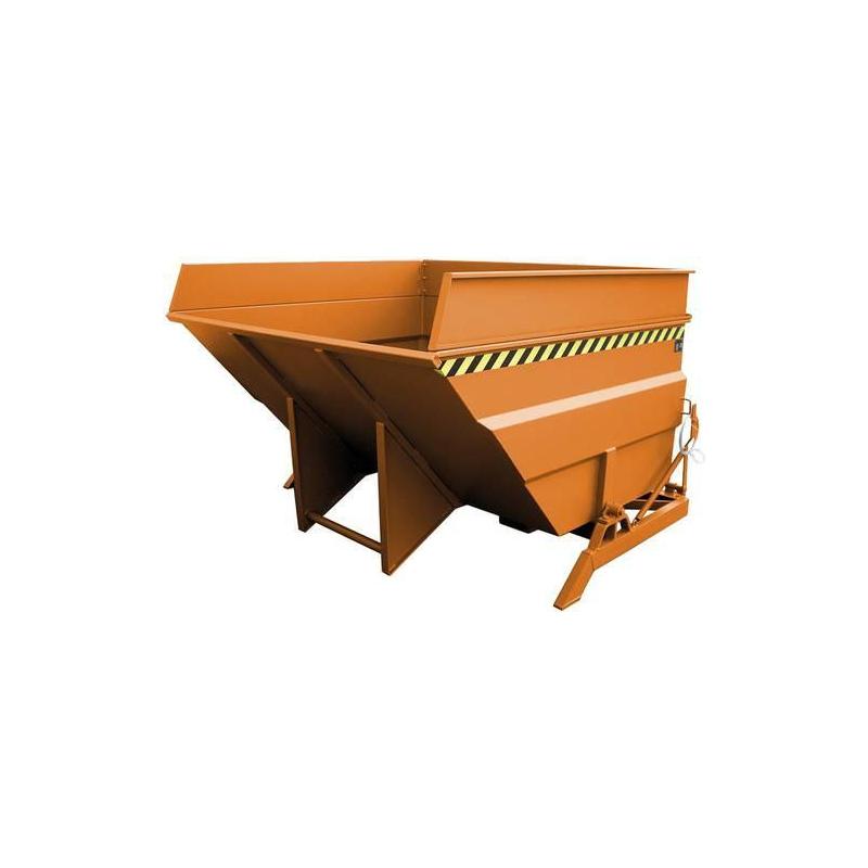 Vyklopný kontejner BKC 400 lakovaný, žlutooranžový • Vtools.cz