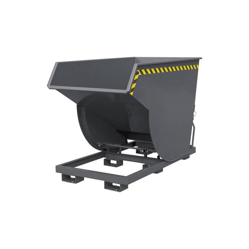 Výklopný kontejner s kolečky, nízká celková výška • Vtools.cz