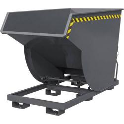 Výklopný kontejner s kolečky, nízká celková výška • Vtools.cz