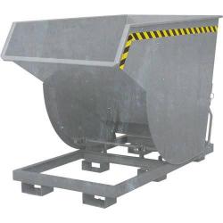 Výklopný kontejner s kolečky, nízká celková výška • Vtools.cz