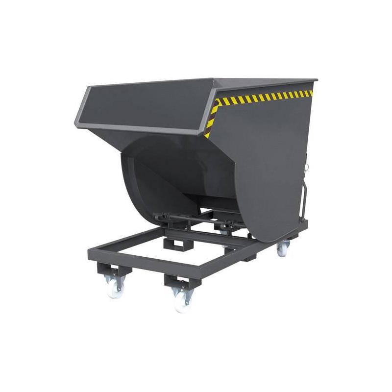 Výklopný kontejner s kolečky, nízká celková výška • Vtools.cz