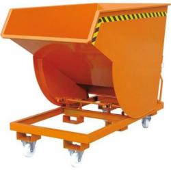 Výklopný kontejner s kolečky, nízká celková výška • Vtools.cz