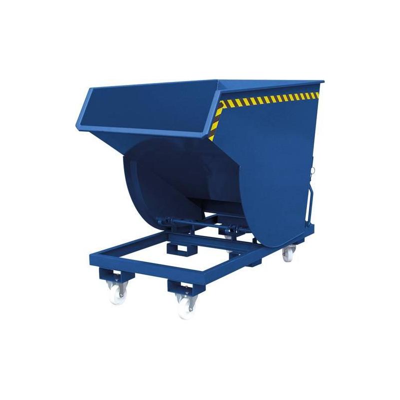 Výklopný kontejner s kolečky, nízká celková výška • Vtools.cz