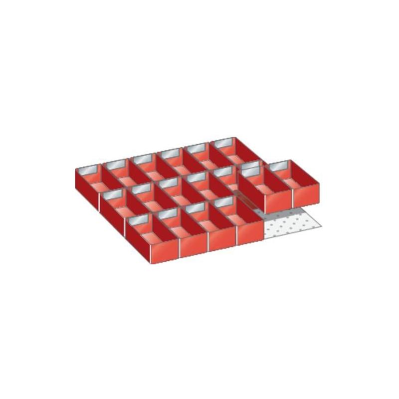 LISTA Vkládací boxy 27x27E V50 mm 18boxů • Vtools.cz