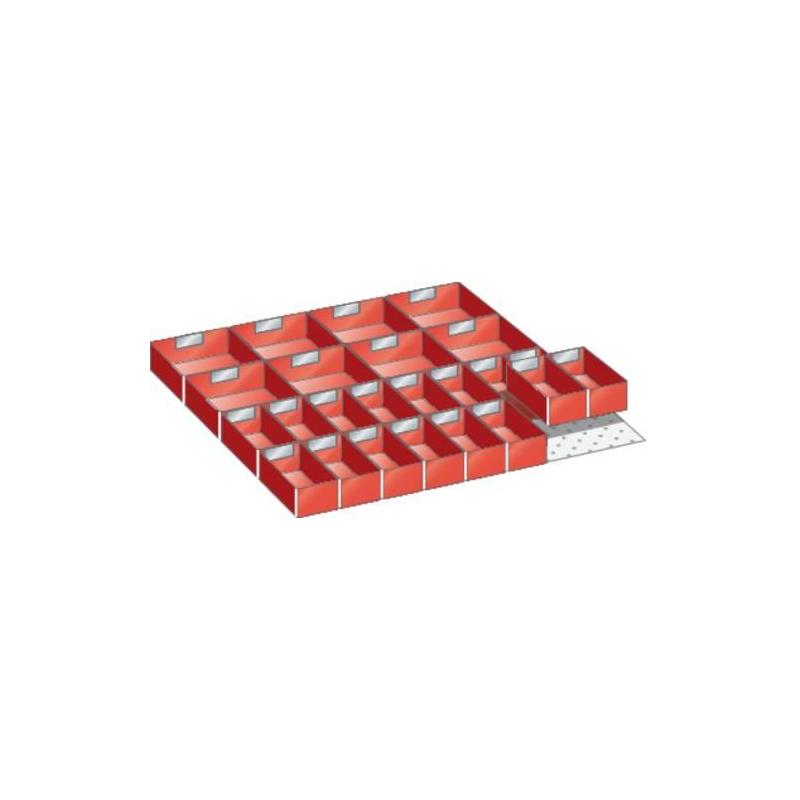 LISTA Vkládací boxy 36x36E V50 mm 24Boxů • Vtools.cz