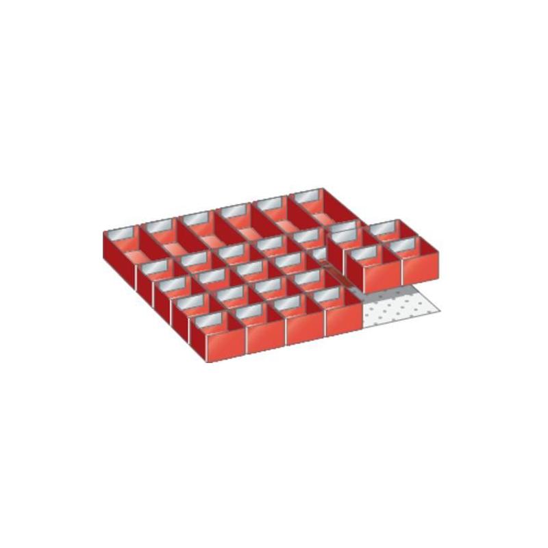 LISTA Vkládací boxy 27x27E V50 mm 30boxů • Vtools.cz