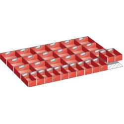 LISTA Vkládací boxy 54x36E H100/125 mm 30boxů • Vtools.cz