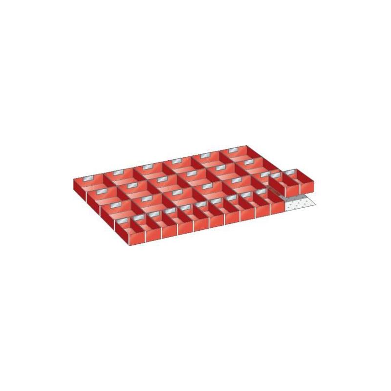 LISTA Vkládací boxy 54x36E H100/125 mm 30boxů • Vtools.cz