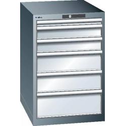 LISTA Zásuvková skříňka 2736E gm/lg H850 mm 6SL 75 Klíč NCS S 6502-B/RAL7035 • Vtools.cz