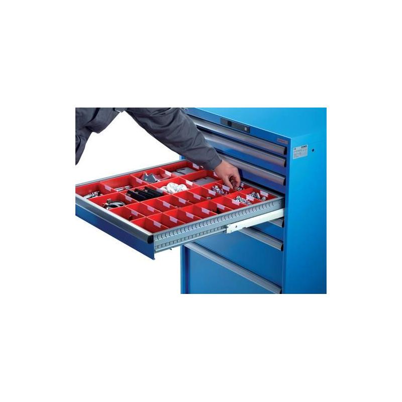 Pěnová podložka LISTA PE 54x36E 906x600x3 mm, prázdná, modrá • Vtools.cz