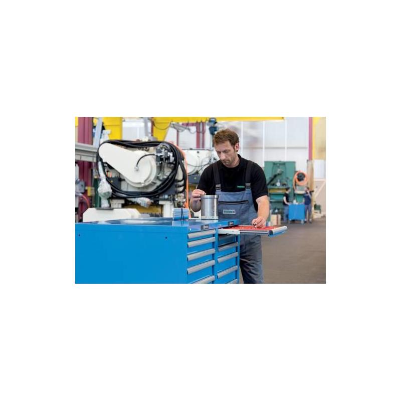 LISTA Zásuvková skříň 5436E lg/lb H1000 mm 5SL 200 KeyLock RAL7035/RAL5012 • Vtools.cz