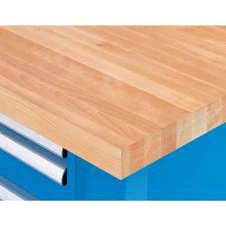 LISTA Pracovní stůl s horní deskou z bukového dřeva 2000x750x40 • Vtools.cz