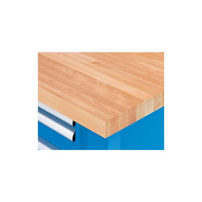 LISTA Pracovní stůl s horní deskou z bukového dřeva 2000x750x40 • Vtools.cz