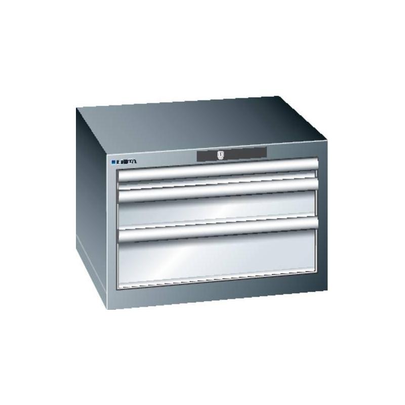 LISTA Zásuvková skříňka 2727E gm/lg H383 mm 3SL 75 Klíč NCS S 6502-B/RAL7035 • Vtools.cz