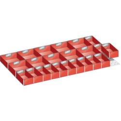 LISTA Vkládací boxy B1000 H95 mm 23 kusů • Vtools.cz