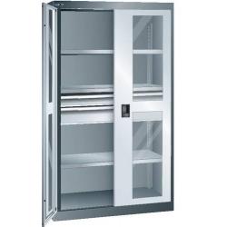 LISTA Skříňka pro vysoké zatížení 54x27E šedá 1100x641x1950 SF 200/160 KeyLock RAL7035 • Vtools.cz