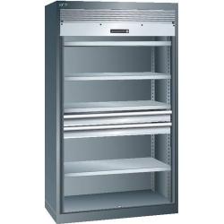 LISTA Skříňka pro vysoké zatížení 54x27E šedá 1100x641x1950 Roll. 200/160 Klíč RAL7035 • Vtools.cz