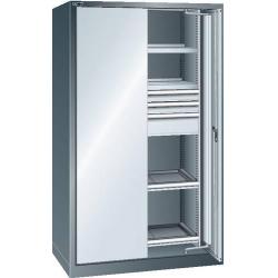 LISTA Skříňka pro vysoké zatížení 54x27E šedá 1146x690x1950 VB 160 KeyLock RAL7035 • Vtools.cz