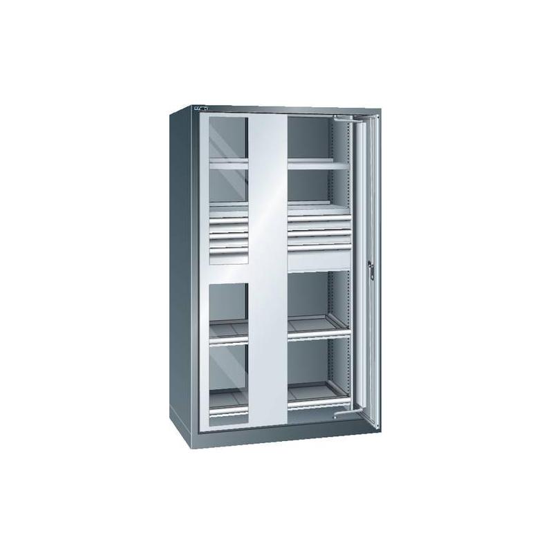 Skříňka LISTA Heavy duty 54x27E šedá 1146x690x1950 SF 160 KeyLock RAL7035 • Vtools.cz