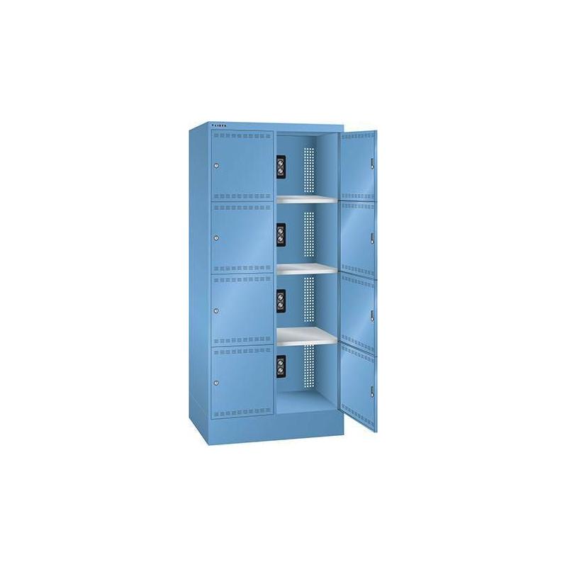 Přihrádky nabíjecí skříně Ral 5012 • Vtools.cz