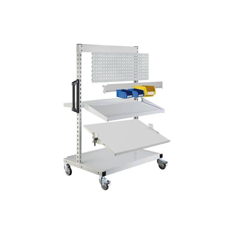 Zadní panel perforovaný 665/350 R7035 • Vtools.cz