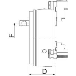 Tříčelisťové sklíčidlo DURO velikosti 315 mm KK 8 D Röhm • Vtools.cz