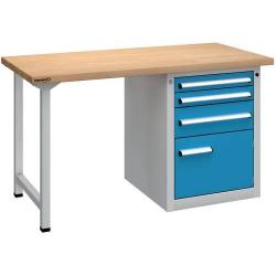 Stůl pracovní kombinovaný Format ANKE 824 FE 2000x700x840 mm