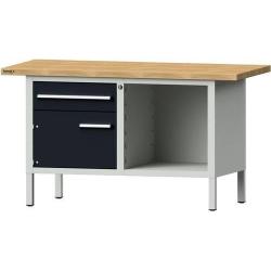 Skříňový pracovní stůl Format Š1500 x D700 x V840 mm • Vtools.cz