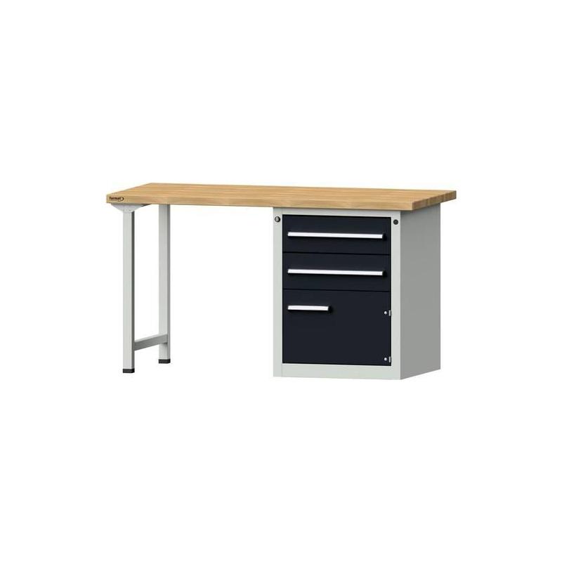Stůl pracovní kombinovaný Format Š1500 x D700 x V840 mm • Vtools.cz