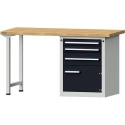 Stůl pracovní kombinovaný Format Š1500 x D700 x V840 mm • Vtools.cz