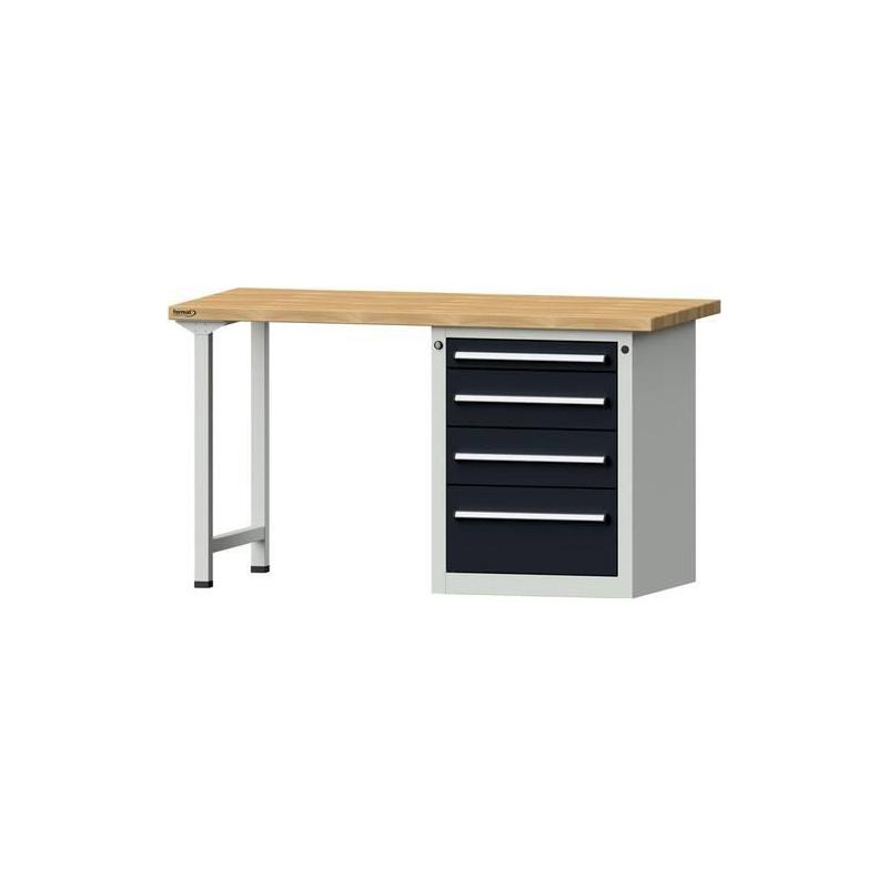 Stůl pracovní kombinovaný Format Š1500 x D700 x V840 mm • Vtools.cz