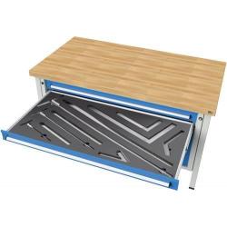 Skříňový pracovní stůl ANKE Š1500 x D700 x V850 mm • Vtools.cz