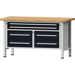 Skříňový pracovní stůl ANKE Š1500 x D700 x V850 mm • Vtools.cz
