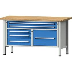 Skříňový pracovní stůl ANKE Š1500 x D700 x V900 mm • Vtools.cz