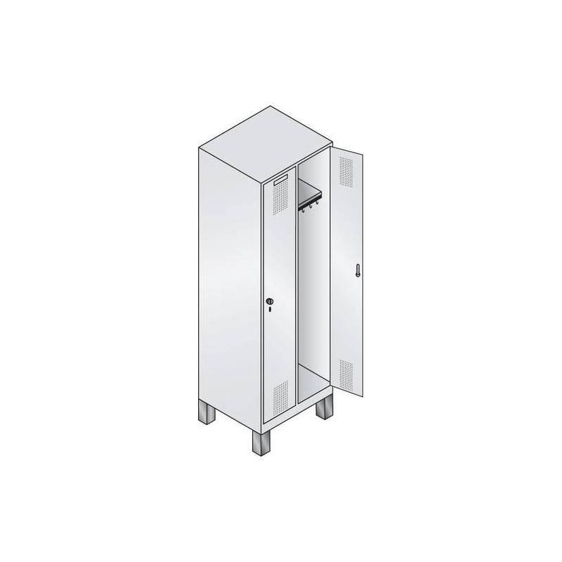 Šatní skříň 2 oddělení g/g 1850x610x500 mm • Vtools.cz