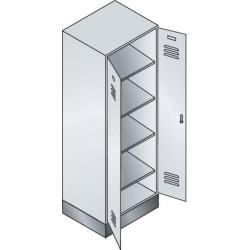 C + P Šatní skříňka. 7035 4FB V 1800 mm s větrací štěrbinou • Vtools.cz