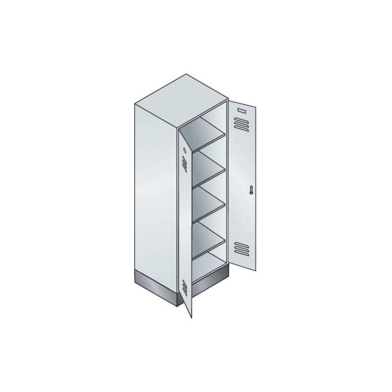 C + P Šatní skříňka. 7035 4FB V 1800 mm s větrací štěrbinou • Vtools.cz