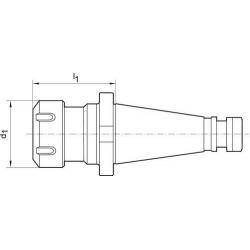 Upínač kleštinový D 2080 SK 50 - ER 32 Format • Vtools.cz