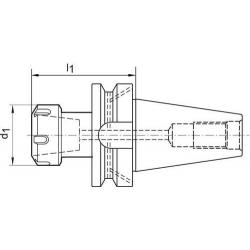 Upínač kleštinový 6339 AD BT50-ER25 • Vtools.cz