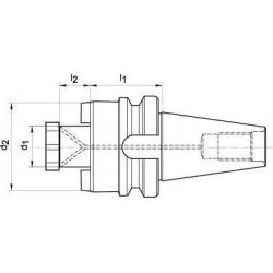 Upínací trn pro nástrčné frézy 6339 AD BT50-32 • Vtools.cz