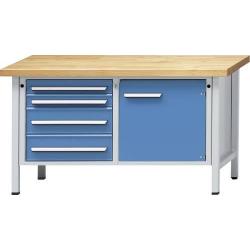 Skříňový pracovní stůl H 850 mm 1500 mm Model 131 V Anke • Vtools.cz