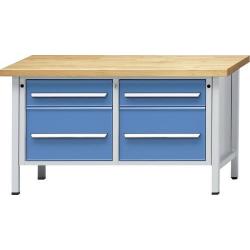 Skříňový pracovní stůl H 890 mm 1500 mm Model 205 V Anke • Vtools.cz