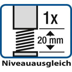 Skříňový pracovní stůl H 840 mm 1500 mm Model 232 V Anke • Vtools.cz