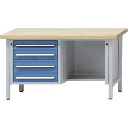 Skříňový pracovní stůl H 840 mm 1500 mm Model 349 V Anke • Vtools.cz