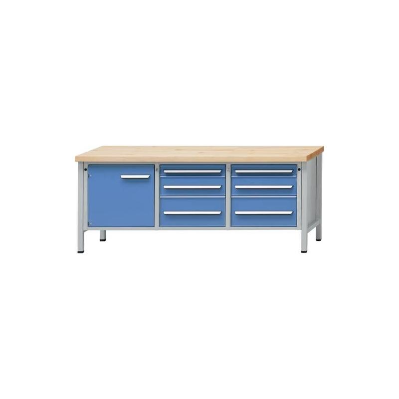 Skříňový pracovní stůl H 890 mm 2000 mm Model 125 V Anke • Vtools.cz