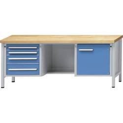 Skříňový pracovní stůl H 890 mm 2000 mm Model 351 V Anke • Vtools.cz