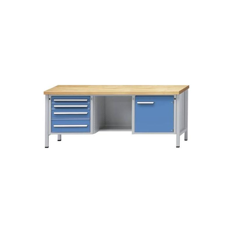 Skříňový pracovní stůl H 890 mm 2000 mm Model 351 V Anke • Vtools.cz