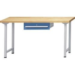 Stůl pracovní kombinovaný Format šedomodrý 1500x700x40 mm 1 zásuvka • Vtools.cz