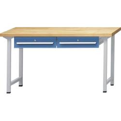 KESSEL Pracovní stůl 2 SL 2000 x H 850 mm šedý / modrý • Vtools.cz