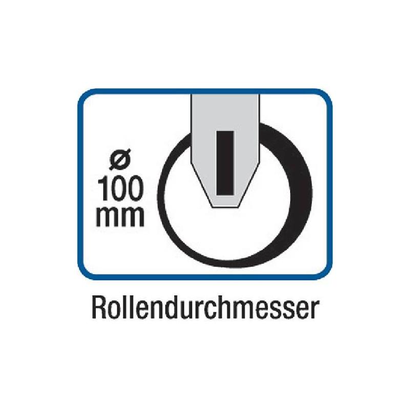 Pracovní stůl pojízdný šedý/bla 1500x700x40 mm 1dveře/3zásuvky • Vtools.cz